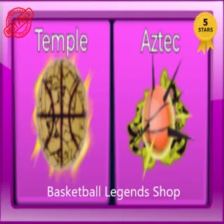 Temple and Aztec bundle Baksetball Legends