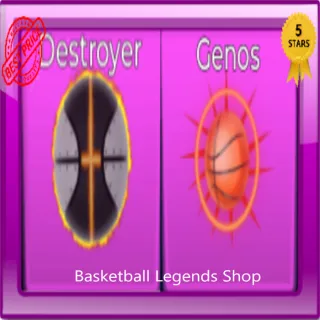 Genos and Destroyer bundle Basketball Legends