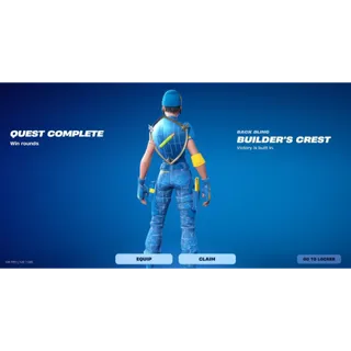Fortnite Builder's Crest