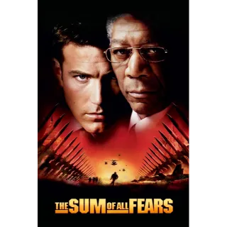 The Sum of All Fears [4K UHD] VUDU/ITUNES (ParamountDigitalCopy.com)