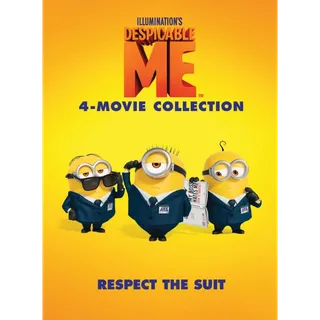 Despicable Me 4 Movie Quadrilogy HD MOVIESANYWHERE