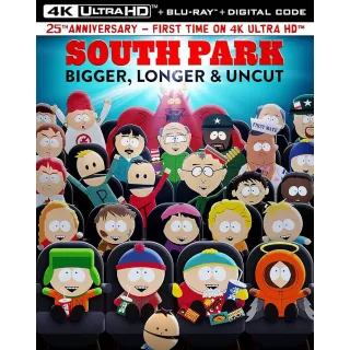 South Park Bigger, Longer & Uncut [4K UHD] VUDU ONLY