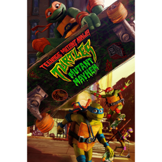 Teenage Mutant Ninja Turtles: Mutant Mayhem Vudu HD or iTunes 4K - HD MOVIE  CODES