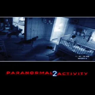 Paranormal Activity 2 (Unrated Director's Cut) HD VUDU/ITUNES (ParamountDigitalCopy.com)