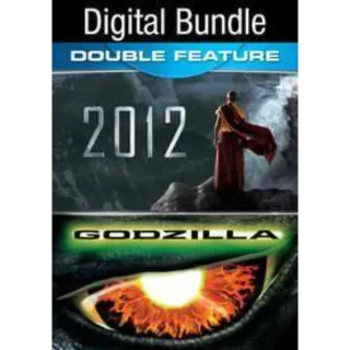 2012 and Godzilla BUNDLE PACK HD MOVIESANYWHERE