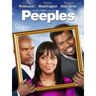 Peeples HD VUDU ONLY (MovieRedeem.com)