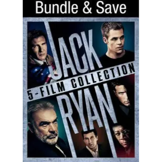 Jack Ryan 5-Film Collection [4K UHD] VUDU ONLY 