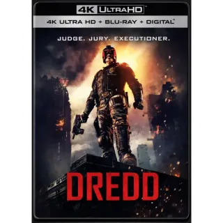Dredd [4K UHD] FANDANGO ONLY (MovieRedeem.com)