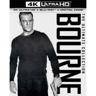 Bourne 5-Movie Ultimate Collection [4K UHD] MOVIESANYWHERE