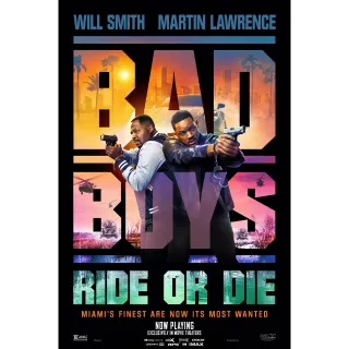 Bad Boys: Ride or Die [4K UHD] MOVIESANYWHERE