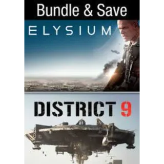 Elysium + District 9 (2 Movie Bundle) HD MOVIESANYWHERE