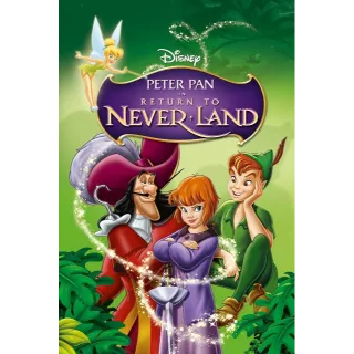 Peter Pan Return to Never Land HD MOVIESANYWHERE