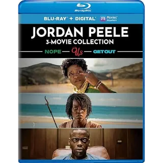 Jordan Peele 3 Movie Collection [Get Out, Us, Nope] HD MOVIESANYWHERE