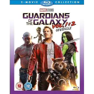 Guardians of the Galaxy Vol 1 + 2 HD MOVIESANYWHERE