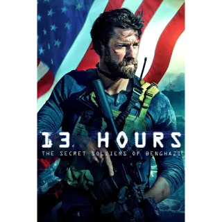 13 Hours: The Secret Soldiers of Benghazi [4K UHD] VUDU/ITUNES (ParamountDigitalCopy.com)