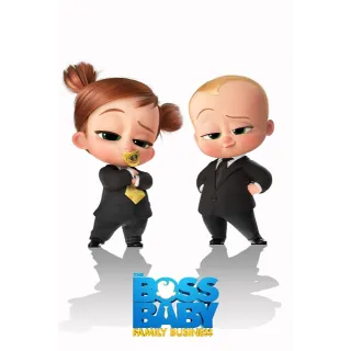 The Boss Baby + Boss Baby: Family Business 2 Movie Set HD MOVIESANYWHERE