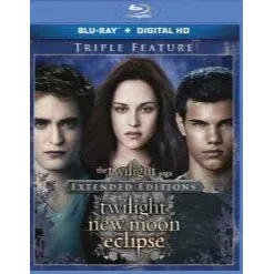 Twilight Extended Edition 3-Movie Bundle (Twilight, New Moon, Eclipse) HD FANDANGO (MovieRedeem.com)