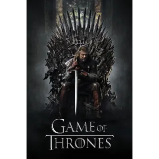 Game of Thrones (Complete Series) iTunes ONLY
