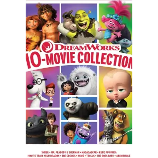 Dreamworks 10-Movie Collection HD MOVIESANYWHERE