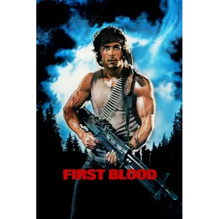 First Blood HD VUDU/4K ITUNES (MOVIEREDEEM.COM)