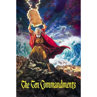 The Ten Commandments 1956 [4K UHD] FANDANGO ONLY (ParamountDigitalCopy.com)