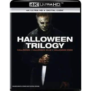 Halloween Trilogy 4K UHD MOVIESANYWHERE