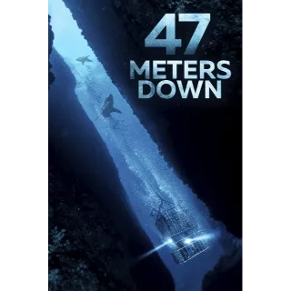 47 Meters Down HD VUDU ONLY (MovieRedeem.com)