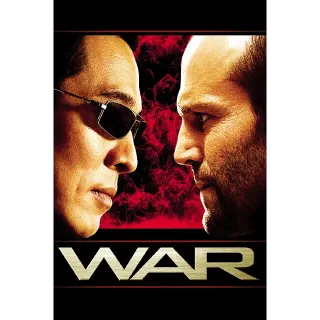 War HD VUDU ONLY (MovieRedeem.com)