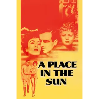A Place in the Sun HD VUDU/ITUNES (ParamountDigitalCopy.com)