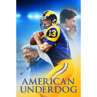 American Underdog HD VUDU/4K ITUNES (MovieRedeem.com)  