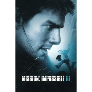 Mission: Impossible III [4K UHD] VUDU/ITUNES (ParamountDigitalCopy.com)  