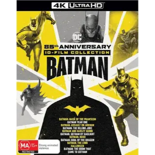 Batman 10 Film Collection [4K UHD] MOVIESANYWHERE