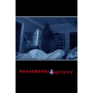 Paranormal Activity 4 HD VUDU ONLY