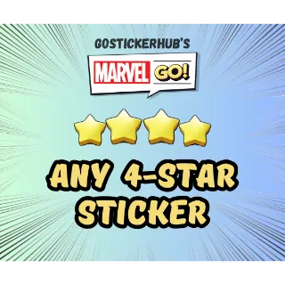 Any 4 Star Sticker - Monopoly GO!