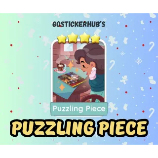 Puzzling Piece - Monopoly GO! 4 Star Sticker 