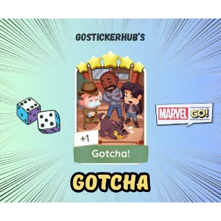 Gotcha! - Monopoly GO! 5 Star Sticker 