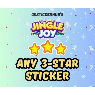 Any 3 Star Sticker - Monopoly GO!