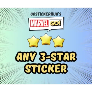 Any 3 Star Sticker - Monopoly GO!