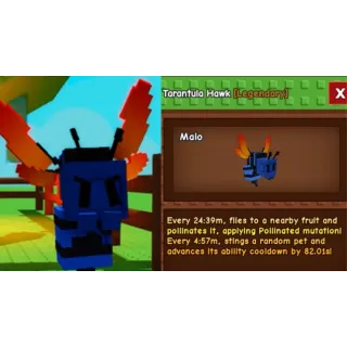 GROW A GARDEN : HUGE TARANTULA HAWK (20kg)