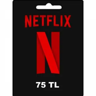 75 TL Netflix Gift Card (Turkey)