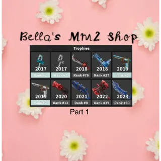 Mm2 Trophy Account *Part 1 of 2