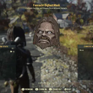 Fasnacht Bigfoot Mask