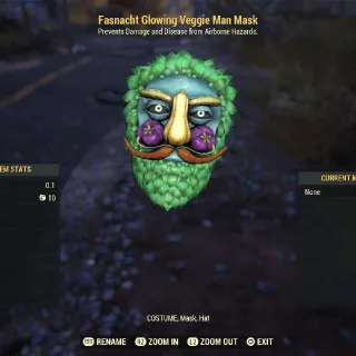 Glowing Veggie Man Mask