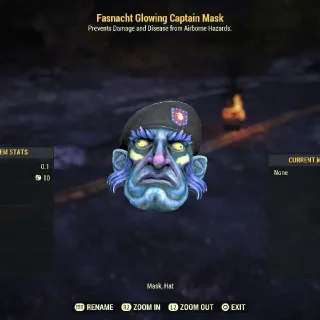 Glowing Captain Mask