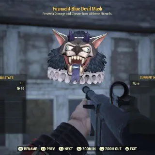 Apparel | Fasnacht Blue Devil Mask