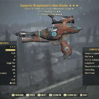 Weapon | V50c25 Alien Blaster