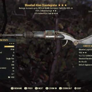 B5025 Alien Disintegrato