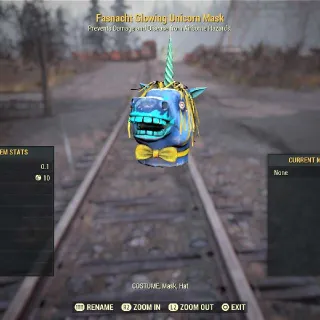 Glowing Unicorn Mask