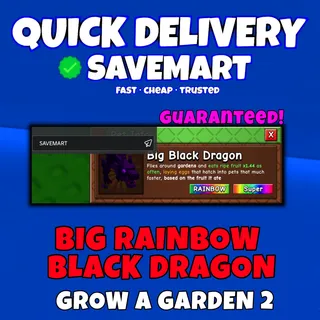  Big rainbow black dragon |  top 3 guild