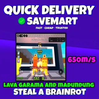 Lava garama and madundung 650m/s